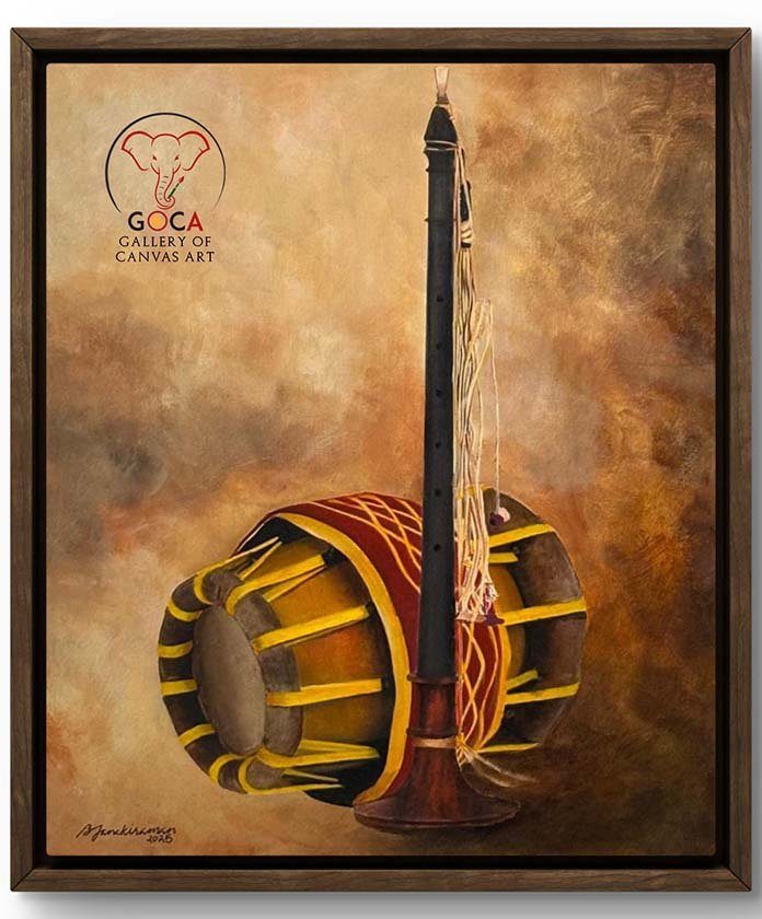 Nadaswaram-18X20 Inch - Acrylics on Canvas
