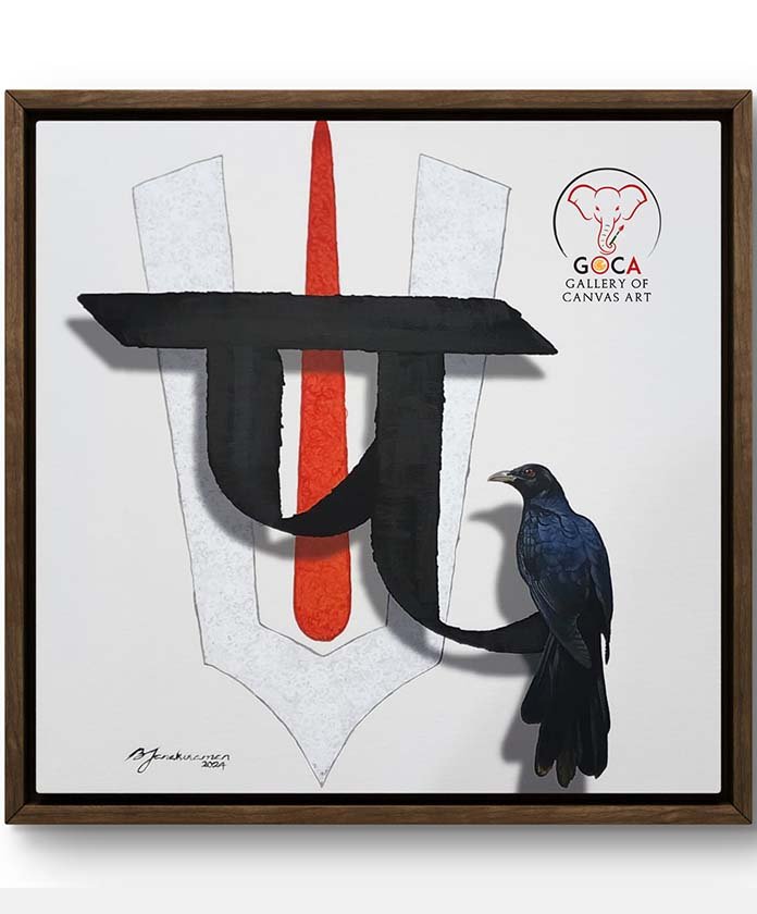 Pancham - 16X16 Inch - Acrylics on Canvas