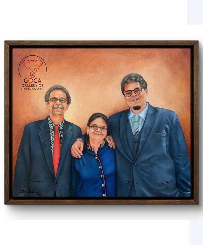 Family - 20X24 Inch - Oil on Canvas