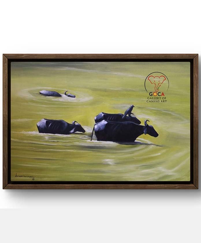 Silent Companionship - 24X36 Inch - Oil on Canvas