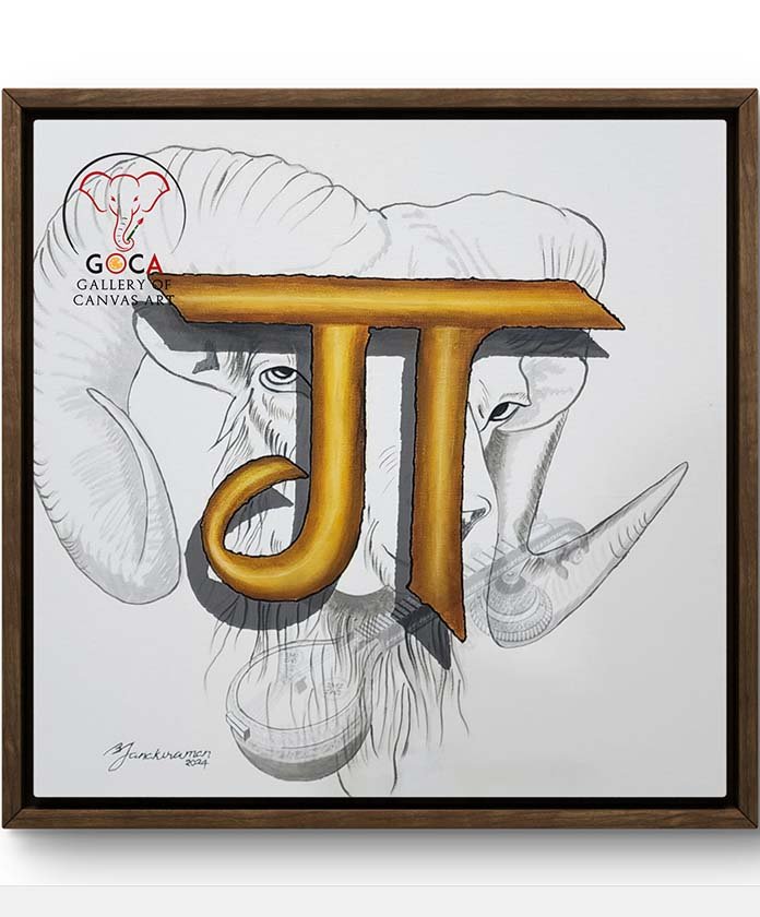 Gandharam - 16X16 Inch - Acrylics on canvas
