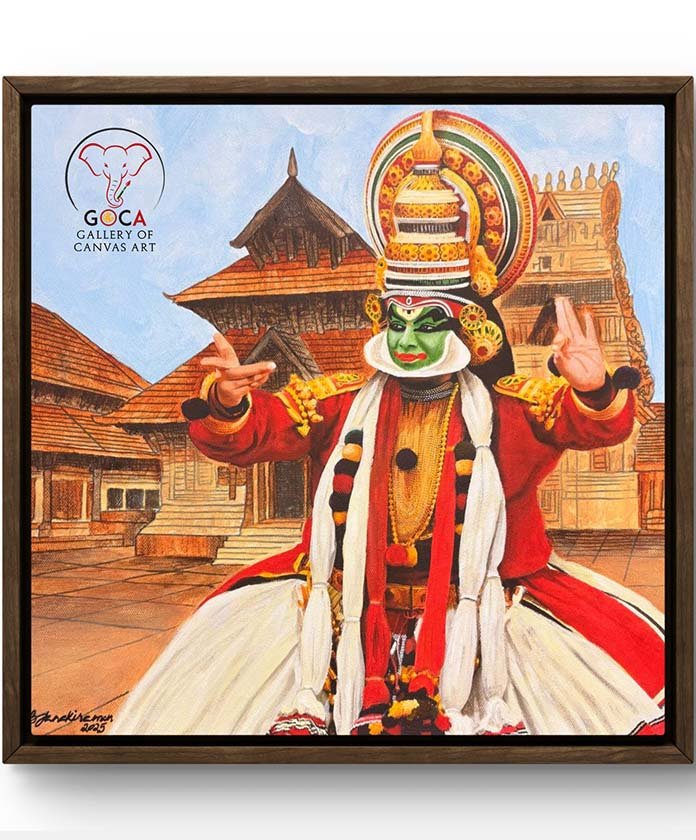 Kathakali - 16X16 Inch - Acrylics on Canvas