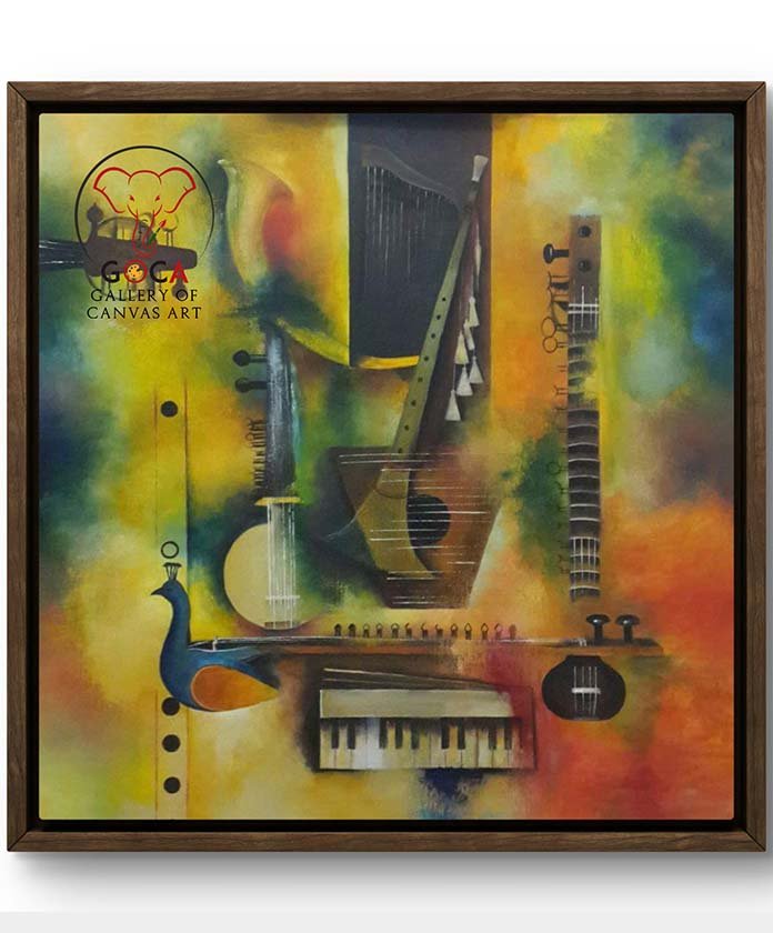 Melodic Fusion - 36X36 - Oil on Canvas
