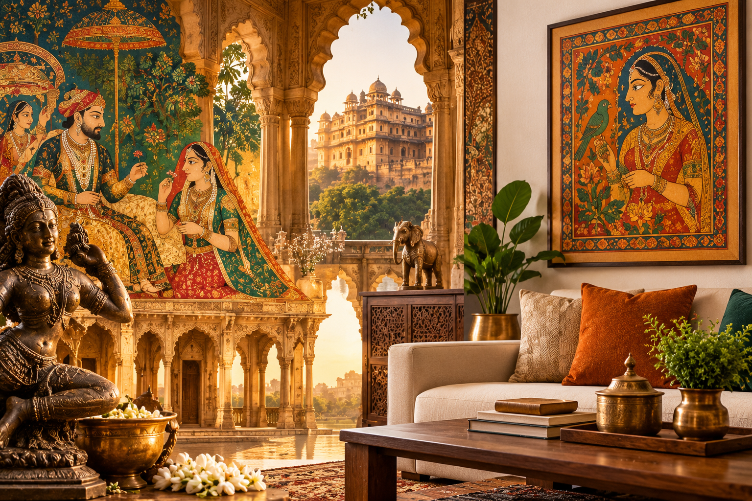 Indian Art from Royal Palaces to Modern Homes